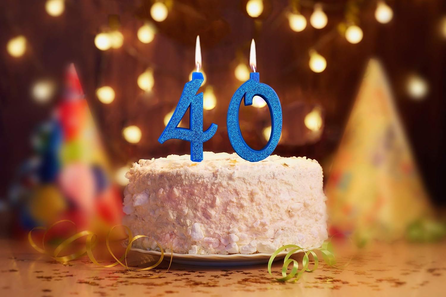 Loclic Com Jeux Et Jouets Bougies 12 Cm Bleu Paillete Bougies Pour Gateau Danniversaire Fete 40 Ans Ideal Aussi Bien Pour Homme Que Pour Femme Party Co