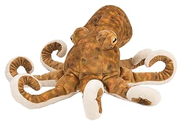 Wild Republic 10939 Plüsch Oktopus Krake, Cuddlekins Kuscheltier, Plüschtier, 30cm