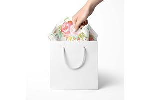 Lively Roses – Multipurpose Colourful Holiday Patterned Tissue Paper [20 Inch by 30 Inch Sheets], For Christmas Gifts, Birthd