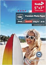 Koala Glossy Photo Paper 5x7 inch 250gsm 100 sheets Premium Resin Coated