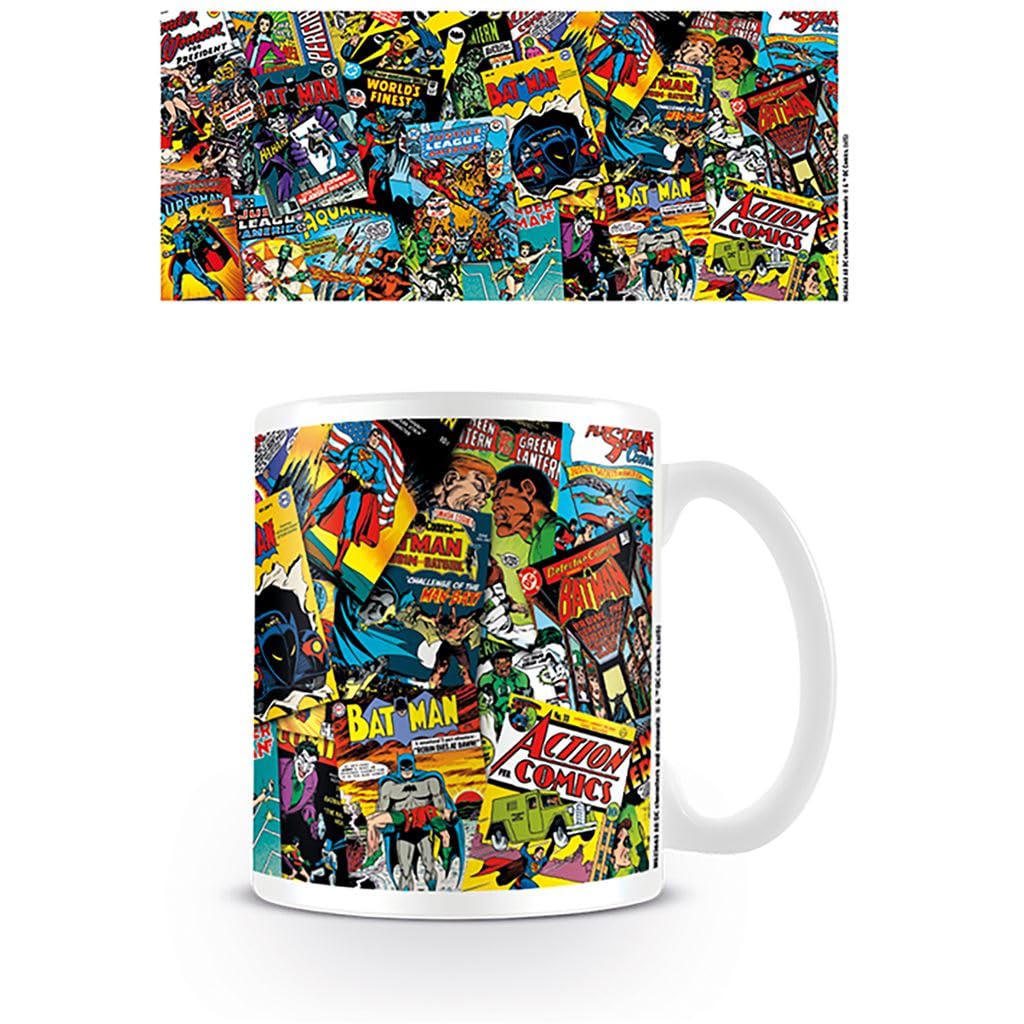 DC Comics MG23663 Originals Comic Covers Ceramic Mug, Multi-Colour, 7.9x11.00x9.3 cm