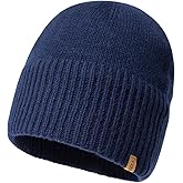 TOP-EX PolarWool™ Oversized L/XL/XXL 100% Merino Wool Beanie Fleece Lined Cuffed Watch Fisherman Cap