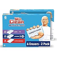 Mr. Clean Magic Eraser Variety Pack (with Bath, Kitchen, and Extra Durable Cleaning Pads), Bathroom, Shower, and Oven Cleaner