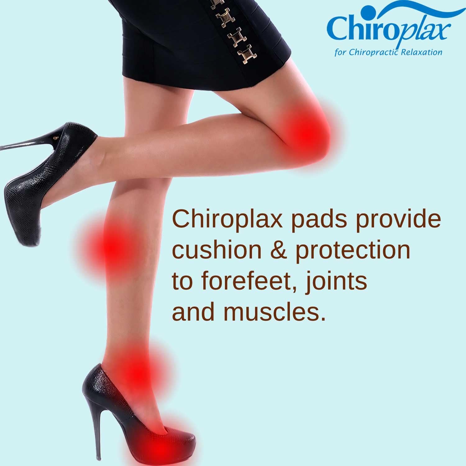 Chiroplax High Heel Cushion Inserts Pads (4 Pairs) Suede Ball of Foot Forefoot Metatarsal Anti Slip Shoe Insoles for Women (Beige, Normal Thickness): Health & Personal Care