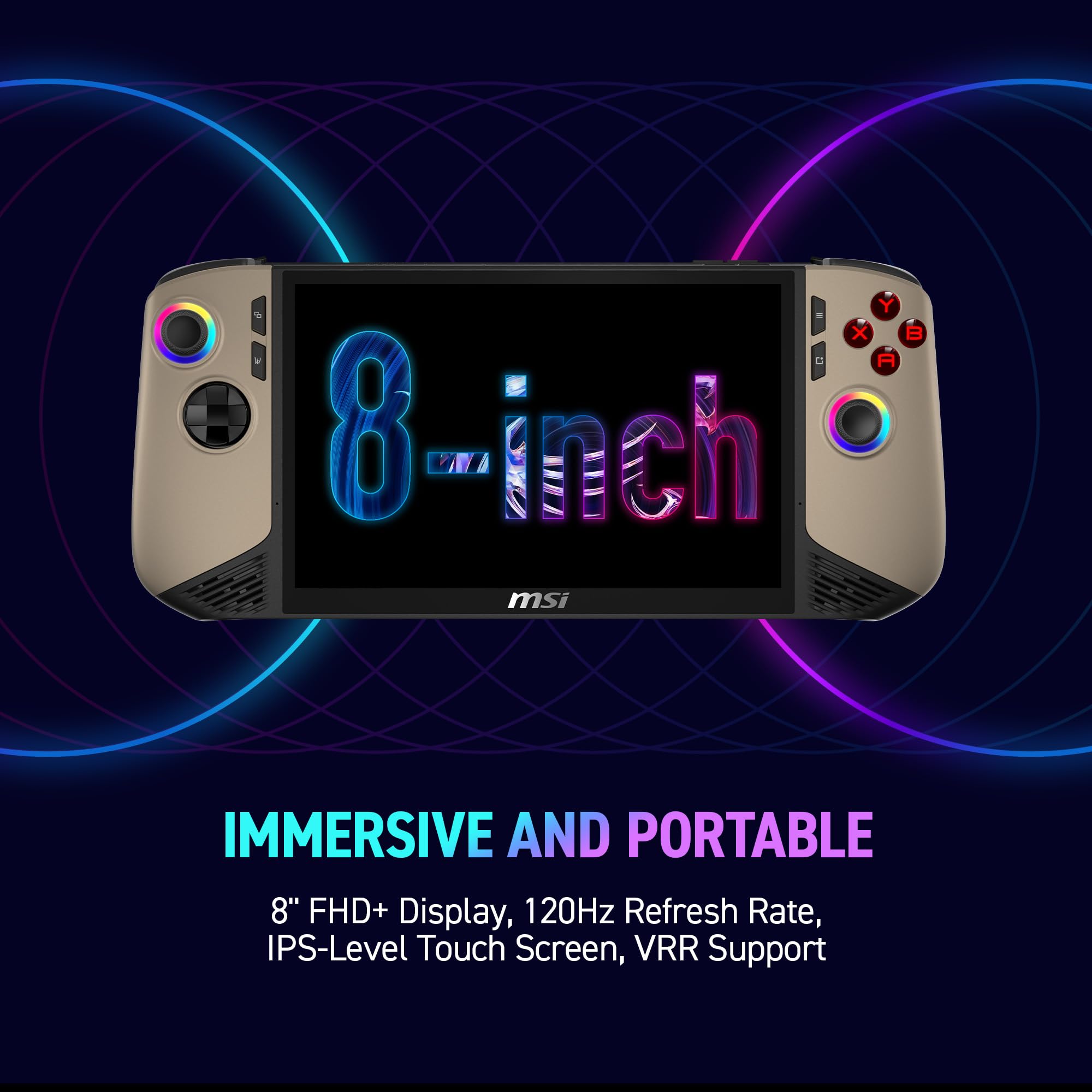 MSI Claw PC Gaming Handheld: Intel Ultra 7-258V, 8