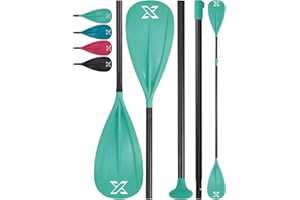 ZLX Paddle Board Paddle, 3 or 4 Piece Adjustable SUP Paddle, Detachable Floating Kayak Paddles, Lightweight Oar with Premium Durable Fiber Blade, for Paddleboard, Surfing, Water Sports Enjoyment