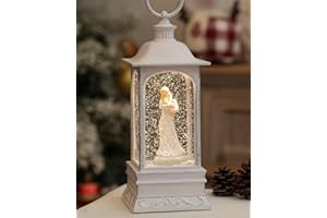 EDDORUNNING New Mom Gifts, Mothers Day Snow Globe Gifts for New Mom, 6H Timer, Brithday and Memorial Day Snow Globe, Mothers Day Decorations Gifts for New Families New Parents and Loving Family