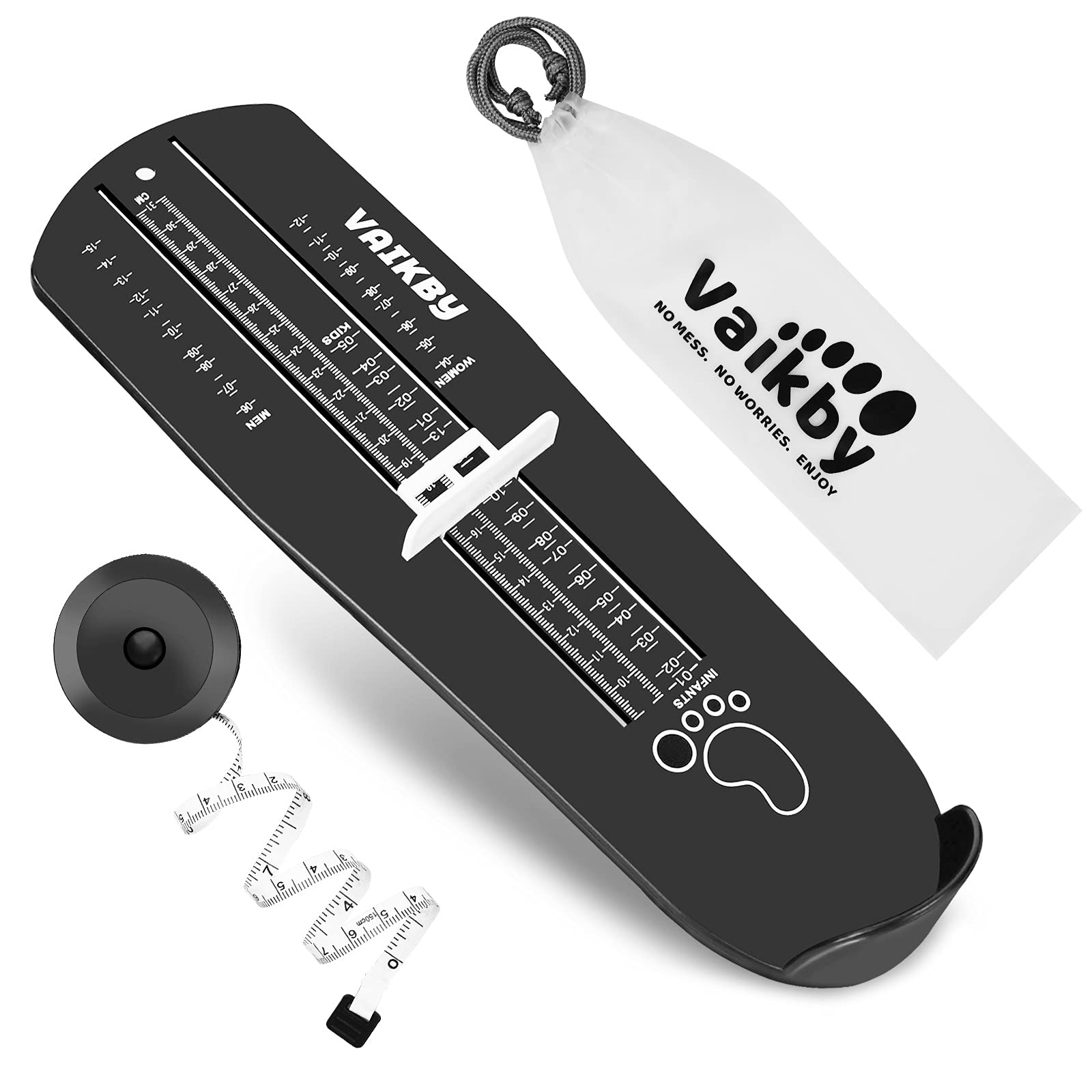 Photo 1 of Vaikby Foot Measurement Device, Shoe Sizer Measuring Devices Ruler Sizer for Kids Adults, Buy Kids Shoes Online Simply with a Foot Measuring Device