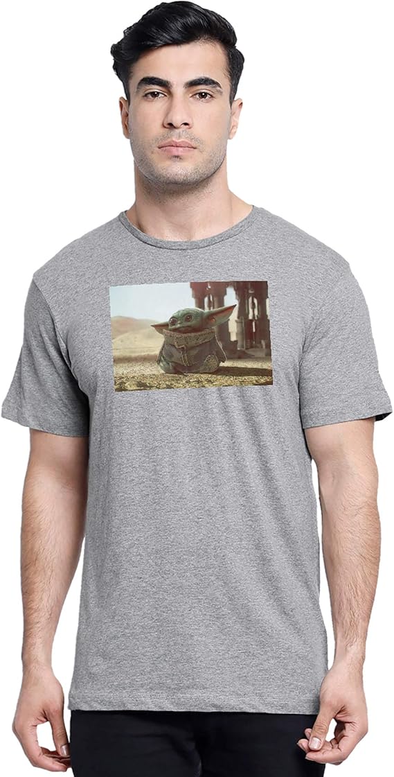 Buy Free Authority The Mandalorian Featured Grey Tshirt for Men at Amazon.in
