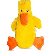 FGA MARKETPLACE Duck Flat NO Stuffing NO Squeak Plush Dog Toy, Funny Style Will Entertain Your Pet for Hours, Recommended for Small and Medium Dog 21 INCH Long