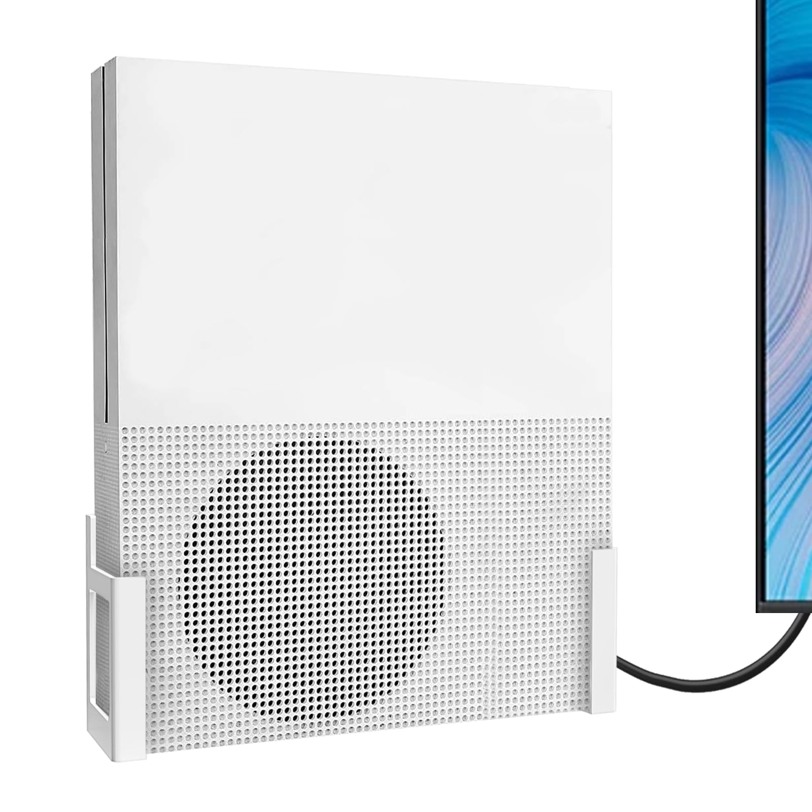 Wall Mount Compatible for Xbox One S,Wall Mount Holder Compatible for Xbox One S,Wall Shelf Bracket Compatible for Xbox 1 S