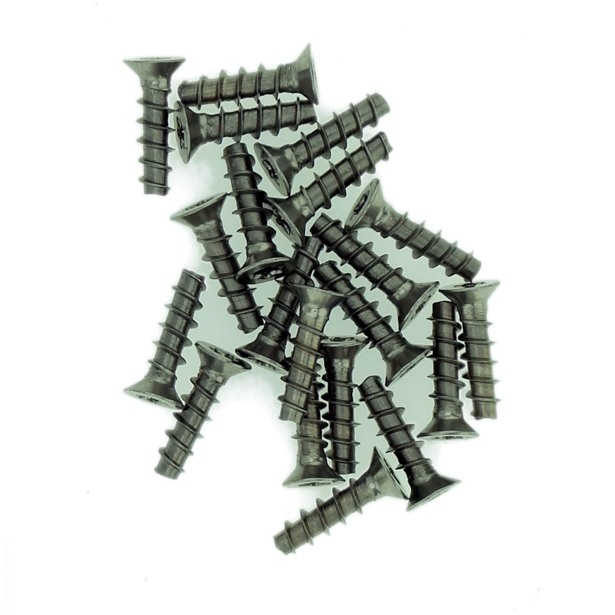 D3.5 (3.5mm x 8mm) TX Countersunk Screws for Plastic (Trilobular) - Stainless Steel (A2) (Pack of 20)