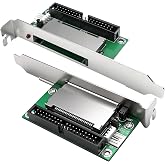 XMSJSIY CF to IDE Adapter Card 40 Pin Compact Flash CF to 40 Pin 3.5 inch | IDE Hard Drive Converter Expansion Card with PCI Bracket for Notebooks Computer PDA Router Firewall - 2PCS