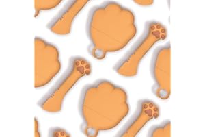 Lukamoo® Cat Food Can Lid/Can Cover Set (Two Lids, One 2-in-1 Spoon/Opener), for Cats & Dogs Dishwasher Safe, Universal (Orange)