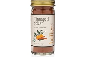 RACHEL BELLER'S POWER PANTRY Beller Nutrition Cinnapeel Spicer | Organic Ceylon Cinnamon Powder Blend with Ginger & Orange Peel | 2 oz | Ground Ceylon Cinnamon Spice for Baking, Smoothies, Tea & More