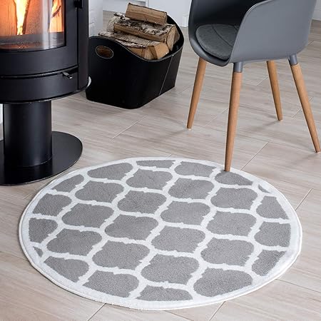 Tapiso Luxury Rond Tapis Salon Chambre Ado Design Moderne