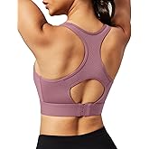 Ewedoos Sports Bras for Women High Support High Impact Sports Bras for Women Large Bust Push up Racerback Workout Running Bra