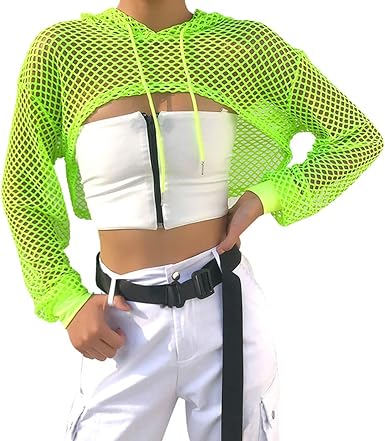 hooded rave top