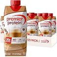 Premier Protein +Energy 30g High Protein Shake, Café Latte, 12 Pack | Caffeinated, 160 Calories, 24 Vitamins & Minerals, No A