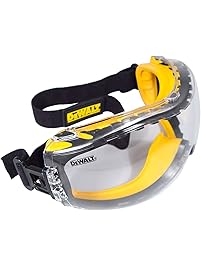 DEWALT DPG82-11/DPG82-11CTR Concealer Clear Anti-Fog Dual Mold Safety Goggle