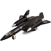 🛦 United States Air Force SR-71A Blackbird 8" Die Cast Metal Pull Back Action Model Jet Toy
