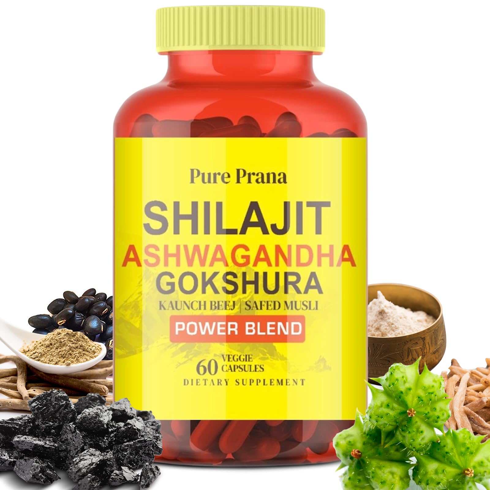 Mua Dynamic Vitality Shilajit Ashwagandha Gokshura Supplement - 12000mg ...