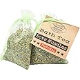 Sore Muscles Bath Tea Bag - Tub Tea, Floral Bath Soak, Relaxation Body Soak Flowers, Thyme, Rosemary, Lavender, Cramp Bark, Epsom Salt