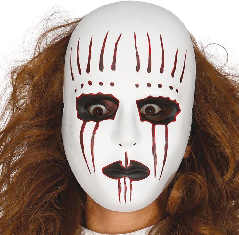 Guirca Fiestas GUI2779 Mask Evil Facial, White
