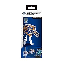 SOAR NCAA Wireless Charging Mouse Pad, Memphis Tigers