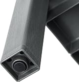 Tatay Lombok Grey 4 Tier Corner Shelf Moisture Resistant 32 kg Load view 4