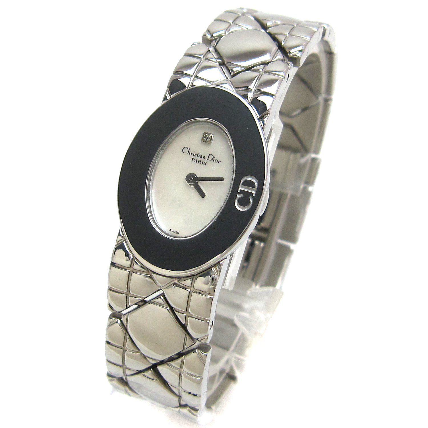 海外正規品 クリスチャンディオール Christian Dior 腕時計 D90 レディディオール シェル ダイヤモンド レディース 中古 B07dvyvnb2 Seminario Ekosbrasil Org