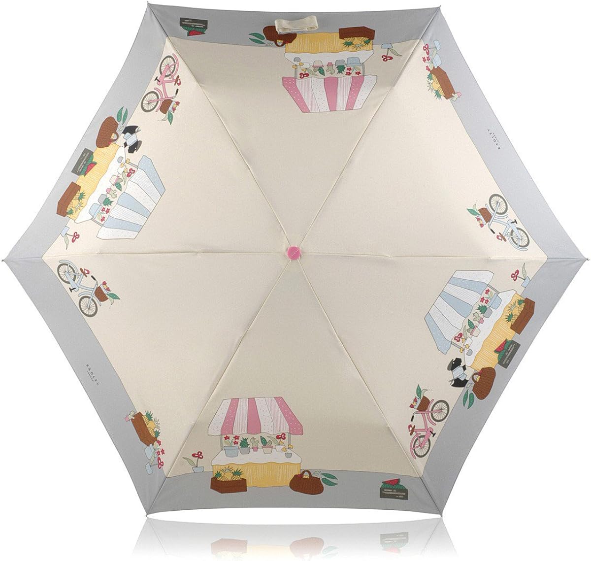 Radley Market Day Mini Crook Handle Umbrella Limited Edition Amazon.co