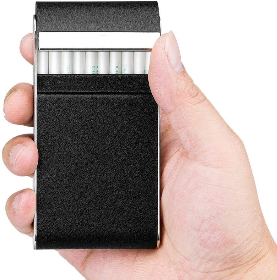 Cases Collectibles 1 X Metal Aluminum Cigarette Case Flip Top