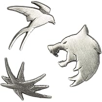 Amazon.com: JINX Netflix's The Witcher Trinity Sigils Pin Set, 3 ...