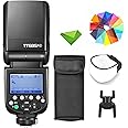GODOX TT685II-C Flash for Canon Speedlight Camera Flash E-TTL Speedlite High-Speed Sync, 2.4G Wireless X System Compatible for Canon Flash 5D Mark IV 6D Mark II 7D 90D 250D R5 850D (Upgraded TT685C)