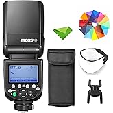 GODOX TT685II-C Flash for Canon Speedlight Camera Flash E-TTL Speedlite High-Speed Sync, 2.4G Wireless X System Compatible fo