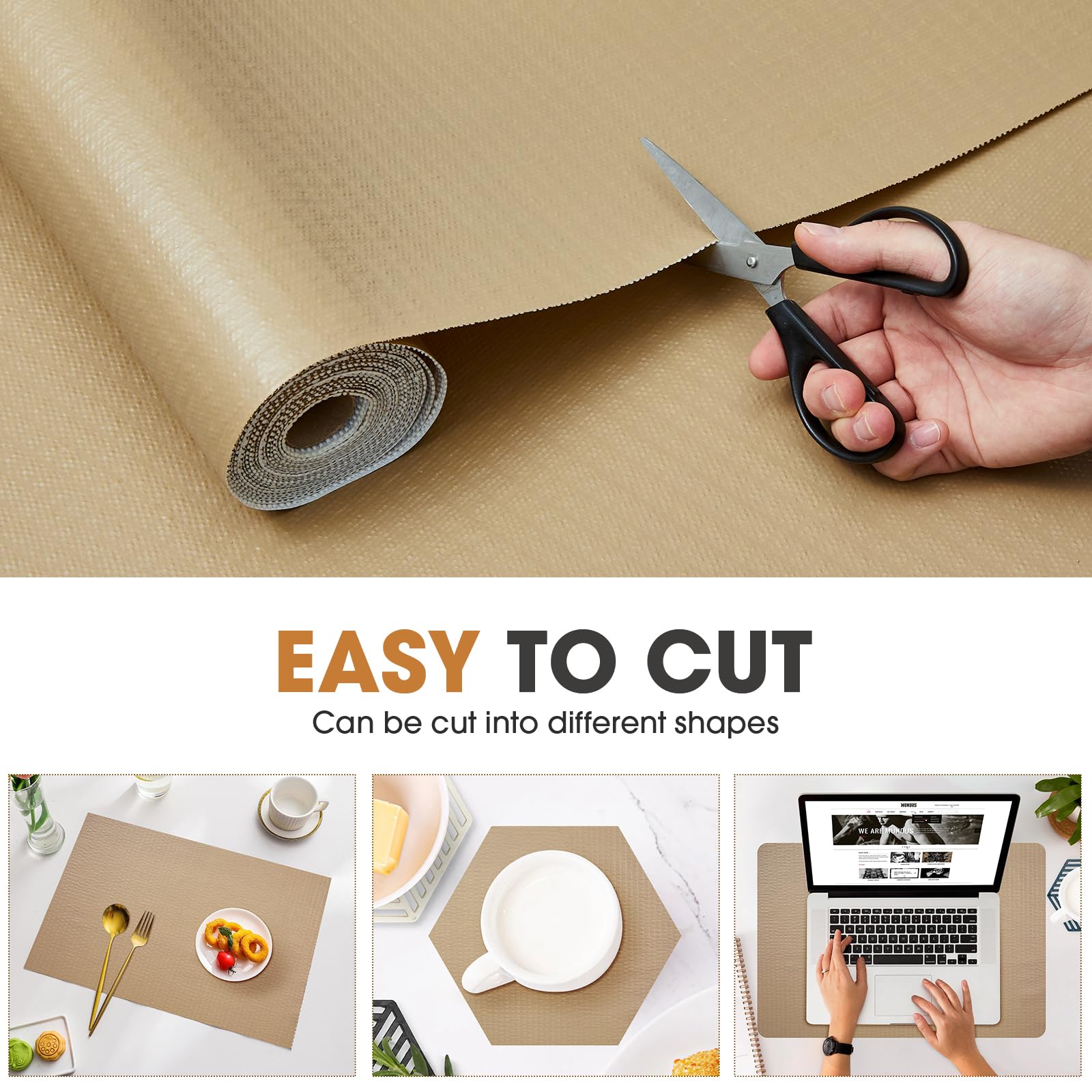 ALIUNI Drawer and Shelf Liner, Non-Slip Kitchen