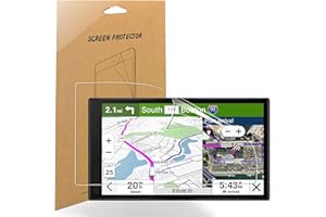 Lamshaw Compatible with Garmin dezl OTR620 Screen Protector, [6 Pack] Full Coverage TPU Clear Film Compatible with Garmin dez