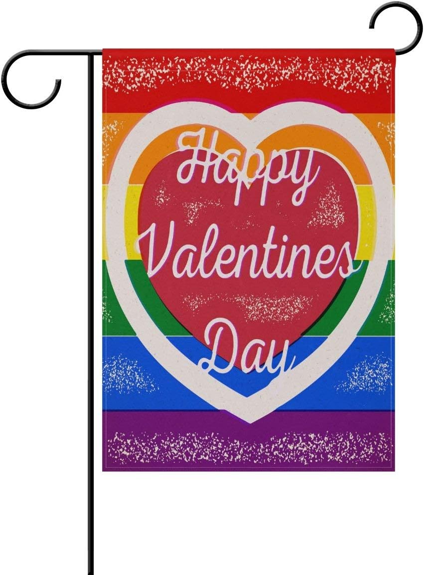 JL85hao Bandera Colorida de la Bandera del jardín del poliéster del día