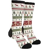 Tuaakeo Halloween Socks Funny Novelty Socks Casual Athletic Crazy Crew Socks For Women Men Gifts