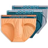 Jockey Men's Underwear Infinite Cool Microfiber Stretch Brief - 3 Pack