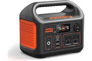 Jackery Portable Power Station Explorer 300, 293Wh Backup Lithium Battery, 110V/300W Pure Sine Wave AC Outlet, Solar Generator for Outdoors Camping Travel Hunting Blackout (Solar Panel Optional)