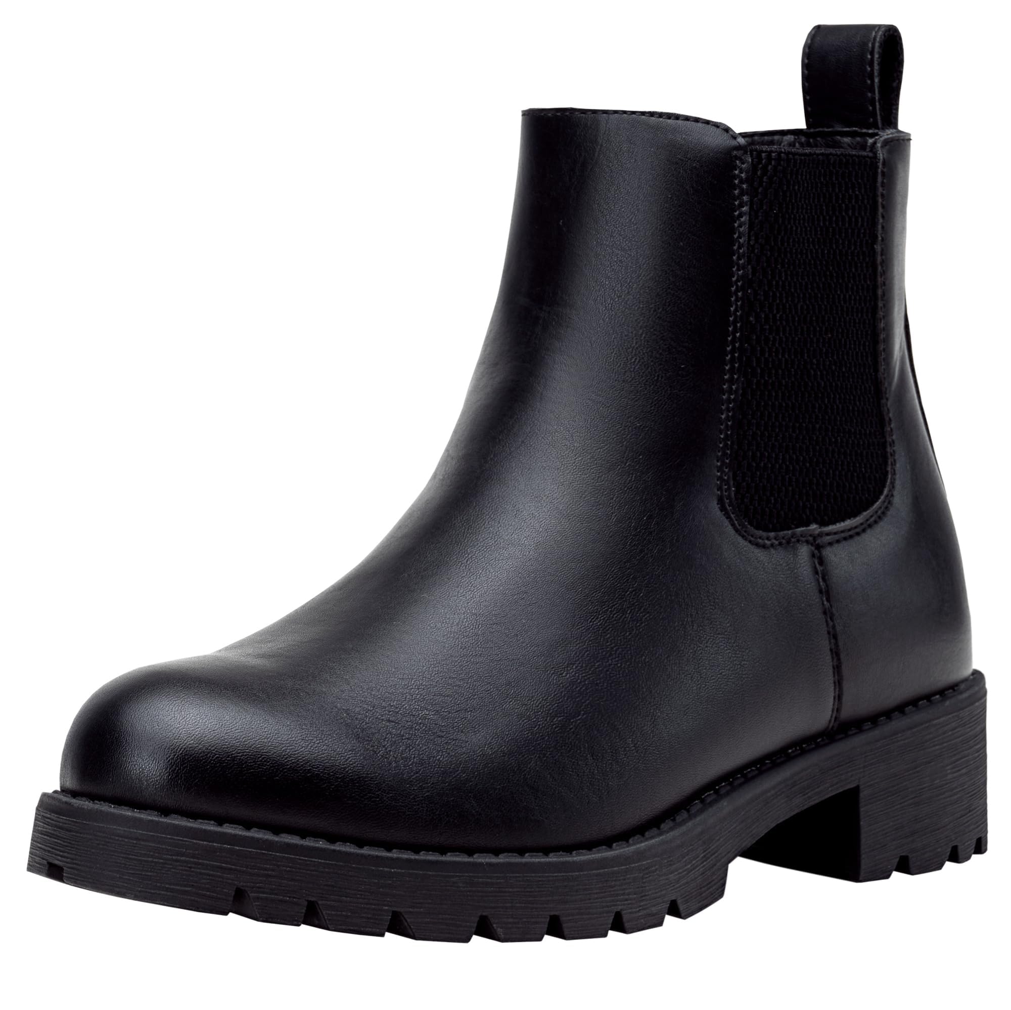 Photo 1 of Vepose Women's 9607 Chelsea Ankle Boots Pull-On Booties, Black, Size 8.5M US (CJY9607 Black 08.5)