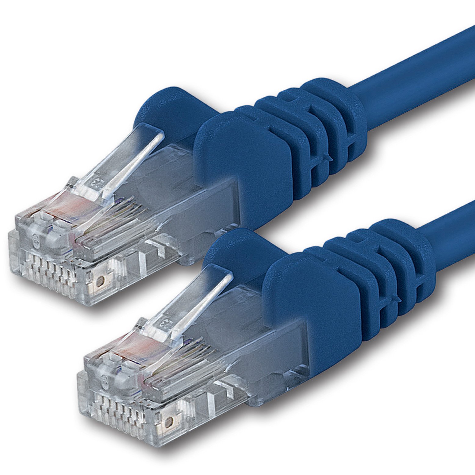 1aTTack.de 5m - blue - 1 piece - CAT.6 CAT6 Ethernet LAN network cable 1000 Mbit/s patch cable
