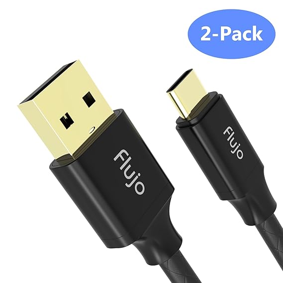 Flujo USB 3.0 Type-C Cable [2-Pack],USB A to