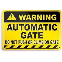 Moving Gate Can Cause Serious Injury Or OSHA Notice Aluminum Sign 10 Inch X 7 Inch 10 Pack - View #5
