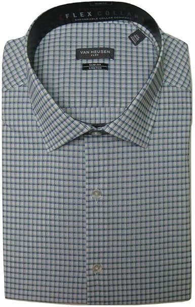 van heusen men's flex collar slim fit stretch dress shirt