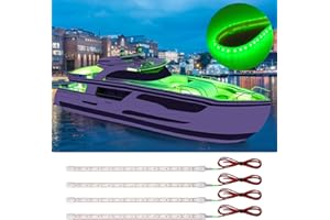 DUOFU365 Boat Led Strip Light,12V Waterproof Marine Boat Interior Courtesy Deck Navigation Lights Cuttable for Car Motorcycle