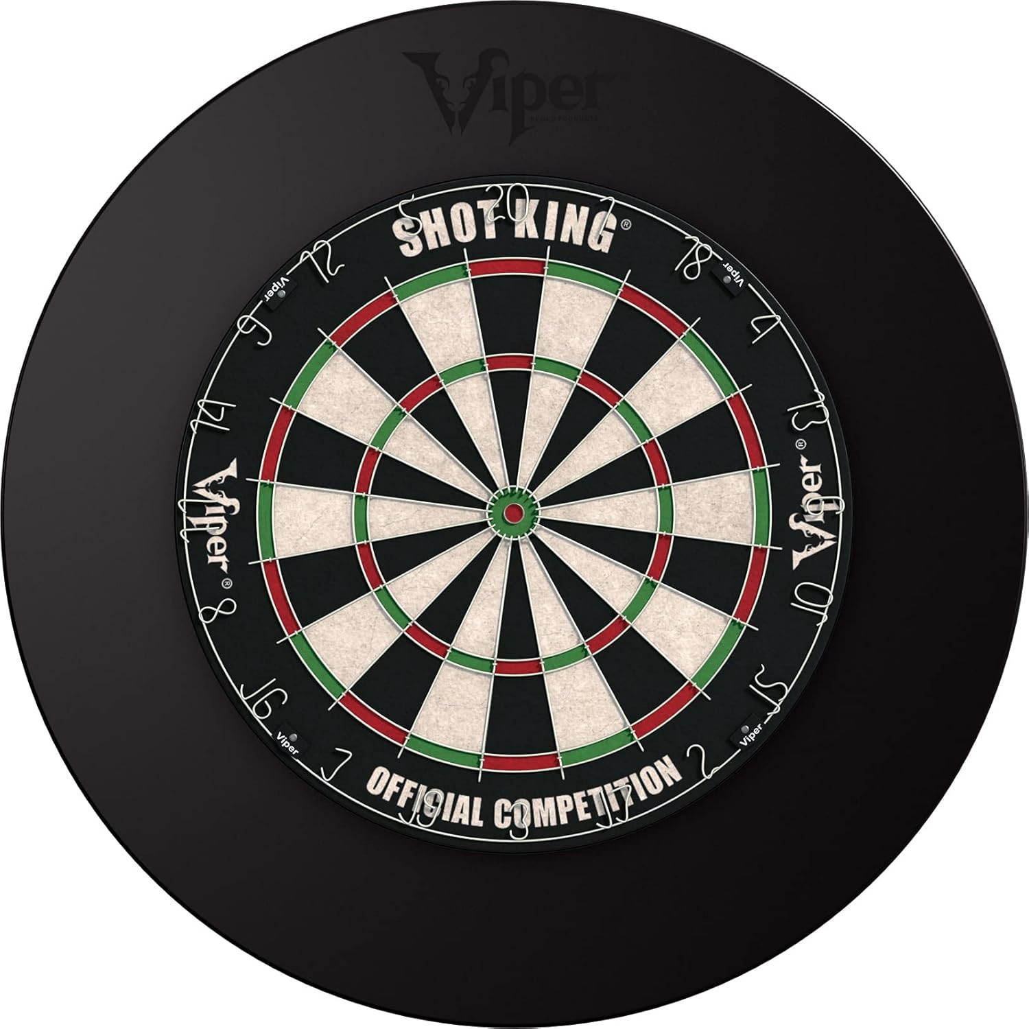 Viper by GLD Products Guardian Dartboard Surround Sisal/Bristle Steel-Tip Dartboard Wall Protector, Black, for 17.75” Steel tip Dart Board : Sports & Outdoors