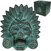 “OW” Aztec Death Whistle - Produces Loud Human-like Screams at high Decibels, 125+ Decibels Loud, Collectible Ancient Bronze 